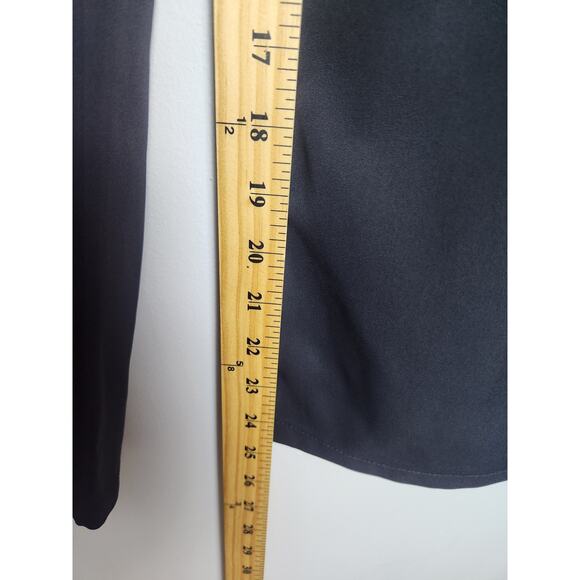 Halara High Waisted Tie Side Invisible Zipper Wide Leg Work Pants sz MP career - Picture 10 of 10